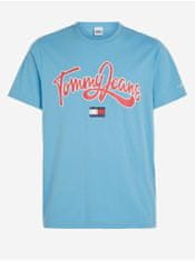 Tommy Jeans Tričká s krátkym rukávom pre mužov Tommy Jeans - svetlomodrá L