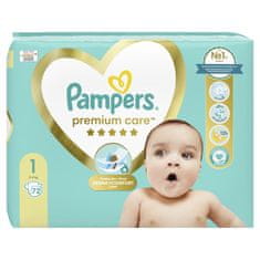 Pampers Premium Care plienky veľ. 1 (72 ks plienok) 2-5 kg