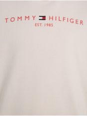 Tommy Hilfiger Svetloružová dievčenská mikina s kapucňou Tommy Hilfiger 128