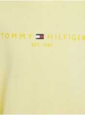 Tommy Hilfiger Svetložlté detské tričko Tommy Hilfiger 152