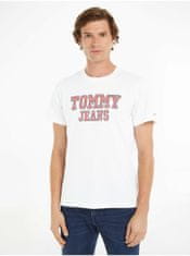 Tommy Jeans Tričká s krátkym rukávom pre mužov Tommy Jeans - biela L