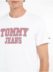 Tommy Jeans Tričká s krátkym rukávom pre mužov Tommy Jeans - biela L