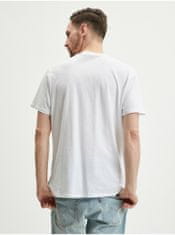 Guess Biele pánske tričko Guess Reflective XL