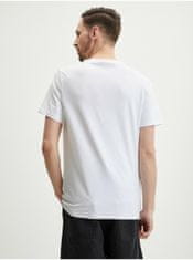 Guess Biele pánske tričko Guess Blurri XL