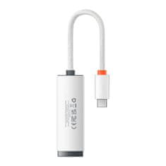 BASEUS Lite adaptér USB-C / RJ-45, biely