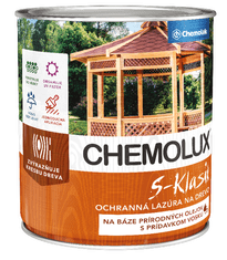 Chemolak CHEMOLUX S KLASIK - Tenkovrstvá lazúra na drevo 4 L 251 - teak