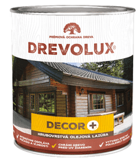 Chemolak DREVOLUX DECOR + Tixotropná hrubovrstvá lazúra 2,5 L bezfarebná