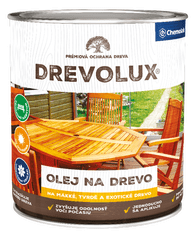 Chemolak DREVOLUX - Impregnačný olej na drevo 0,6 L orech