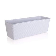 Stefanplast Truhlík NATURAL samozavlažovacie plastový 50x18x16cm