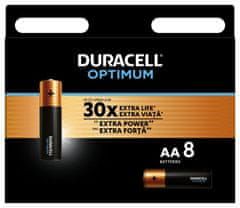 Duracell Optimum alkalická batéria 8 ks (AA)