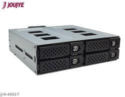 Jou Jye Backplane NVMe/SAS3/SATA 4x 2,5" HDD do 5,25" pozície