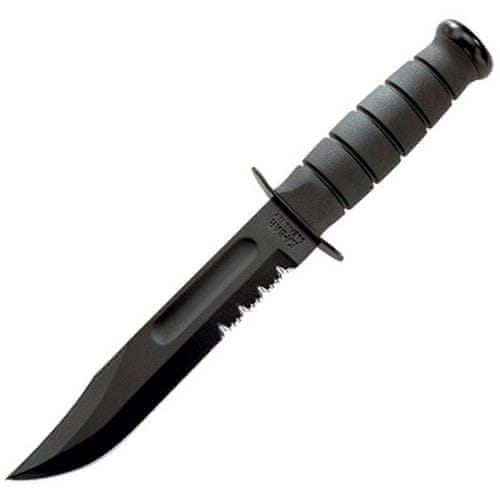 KA-BAR® Nôž FIGHTING/UTILITY ozubené ostrie ČIERNY