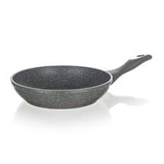 Banquet Panvica s nepriľnavým povrchom GRANITE Grey 20 cm, súprava 4 ks