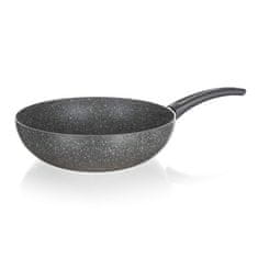 Banquet Panvica WOK s nepriľnavým povrchom GRANITE PR 28 x 8 cm, indukcia, súprava 4 ks