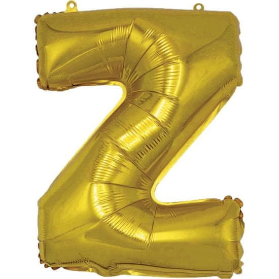 Banquet Balónik nafukovací fóliový písmeno Z, MY PARTY, výška 30 cm, súprava 12 ks