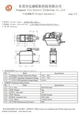 YUNIQUE GREEN-CLEAN Digitálny bezjadrový servomotor DS3225PRO 7.4V 25KG s 25T vačkou pre robotický model nákladného vozidla Baja Car 1/10 (180 stupňov)