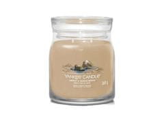 YANKEE CANDLE Amber &amp; Sandalwood svíčka 368g / 2 knoty (Signature střední)