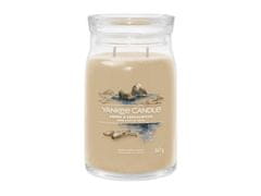 YANKEE CANDLE Amber &amp; Sandalwood svíčka 567g / 5 knotů (Signature velký)