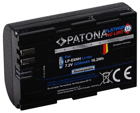 PATONA batéria pre foto Canon LP-E6NH 2600mAh Li-Ion Platinum EOS R5/R6