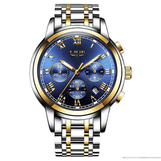 Lige Pánske hodinky modrá - 9810 + darček ZADARMO