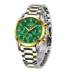 Lige Pánske hodinky - zelená 10020 + darček ZADARMO