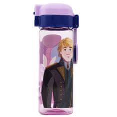 Stor Hranatá plastová fľaša DISNEY FROZEN Lock, 550ml, 74202