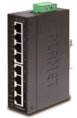 Planet IGS-801M priemyselný L2 switch, 8x1Gb, 12-48VDC, -40 ~ 75 ° C, IP30