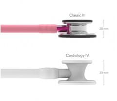 Littmann Classic III Mirror Finish, Stetoskop pre internú medicínu, ružový 5962