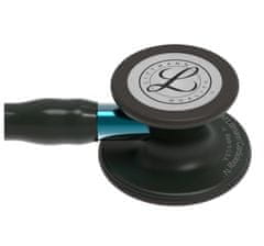 Littmann Cardiology IV Black-Finish, Stetoskop kardiologický, čierny/tyrkys 6201