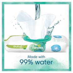 Pampers Harmonie Aqua Plastic Free Vlhčené obrúsky 9 x 48 ks