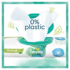 Pampers Harmonie Aqua Plastic Free Vlhčené obrúsky 9 x 48 ks