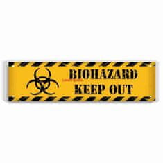 Retro Cedule Ceduľa Biohazard Keep Out