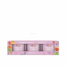 Yankee Candle Sada votívnych sviečok v skle Hand Tied Blooms 3 x 37 g