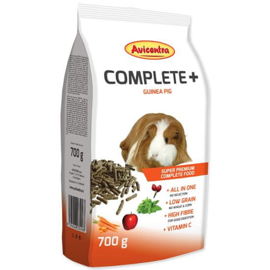 Avicentra Krmivo COMPLETE+ pro morčata - KARTON (5ks) 700 g