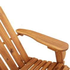 Petromila vidaXL Adirondack Záhradná lavička 126 cm masívne akáciové drevo