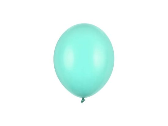 PartyDeco Balóny pastelové svetlé mentolové 12cm 100ks