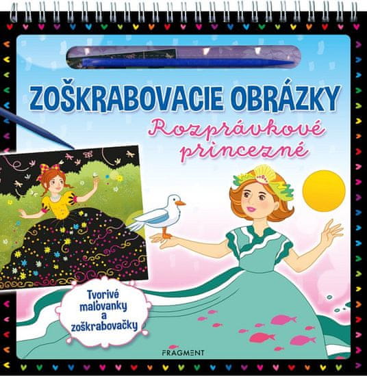 Zoškrabovacie obrázky – Rozprávkové princezné