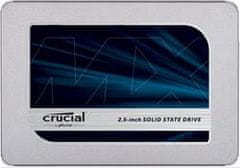 SSD 1TB MX500 SATA III 2.5" 3D TLC 7mm (čítanie/zápis: 560/510MB/s; 95/90K IOPS) + 9.5mm adaptér bulk