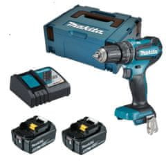 Makita DDF485RTJ bezuhlíkový skrutkovač Li-ion LXT 18V/2x5,0 Ah, Makpac