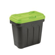 Maelson Box na granule pre 7,5 kg krmiva - čierno-zelený - 41 x 25 x 33 cm