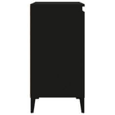 Petromila vidaXL Nočné stolíky 2 ks čierne 40x35x70 cm spracované drevo