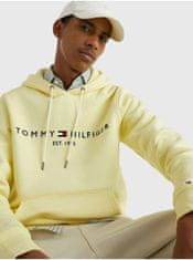 Tommy Hilfiger Mikiny s kapucou pre mužov Tommy Hilfiger - žltá M