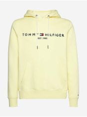 Tommy Hilfiger Mikiny s kapucou pre mužov Tommy Hilfiger - žltá M