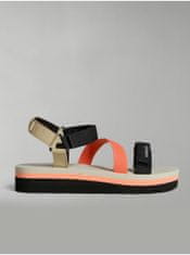 Napapijri Sandále pre ženy NAPAPIJRI - čierna, oranžová, krémová 40