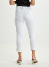 Guess Biele dámske skinny fit džínsy Guess 1981 25