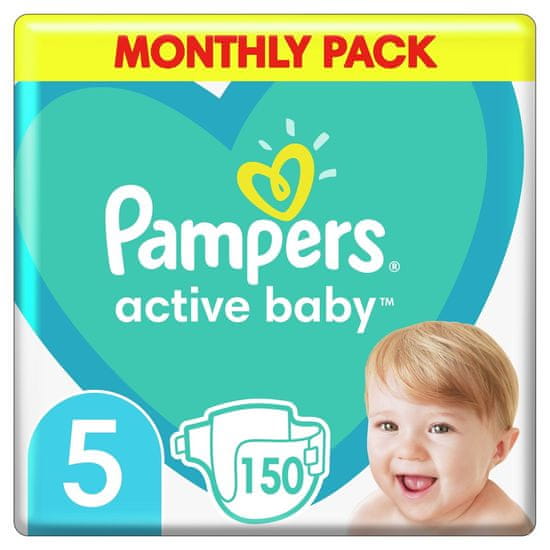 shumee Sada plen Pampers Active Baby MTH Box 5 (11-16 kg); 150