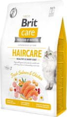 shumee BRIT Care Cat Grain-Free Haircare - suché krmivo pre mačky - 2 kg