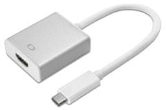 shumee Kabelový adaptér Maclean MCTV-841 (Micro USB typ CM - HDMI F; bílo-šedá barva)