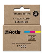 shumee Inkoustová kazeta ACTIS KH-650CR (náhradní HP 650 CZ102AE; standardní; 9ml; barevná)
