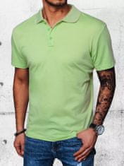 Dstreet Pánske tričko s golierom Kechok zelená XXL